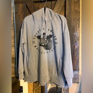 August Bleu Graphic Hoodie